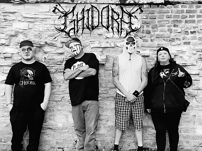 REZ Metal- Left to right - Sheldon King, Lexie Keshick, Jose McKittrick, Carissa Keshick